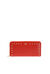 Portafoglio zip-around in pelle con borchie