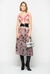 Sequin pleated skirt