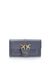 Leather wallet with shoulder strap