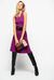 Knit fit and flare dress
