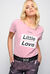 T-shirt lettering in jersey di cotone