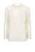 Blusa in crêpe di seta con scollo sul retro