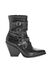 Western style ankle boots with buckles