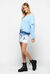 Skier print mini skirt