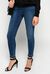Skinny cropped jeans in stretch denim