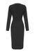 Belted midi dress
