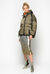 Technical quilted coat