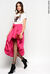 Taffeta skirt with bow