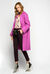 Cappotto lungo effetto shearling