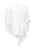 Blusa in crêpe de chine di seta asimmetrica