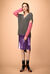 Maglia a V punto pannocchia con cut-out