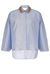 Poplin shirt with jewel collar
