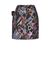 Floral print fil coupé mini skirt