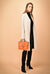 Cappotto con cintura in panno double