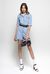 Short denim jumpsuit