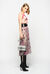 Sequin pleated skirt