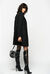 Cappotto con bottone gioiello