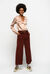 Stretch satin blouse