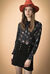 Camicia in crêpe de chine floreale