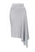 Midi-length knitted skirt