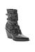 Western style ankle boots with buckles