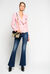 Blazer with mirrored buttons