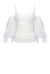Blusa cold shoulders in jersey vintage