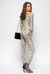Pantaloni skinny in ottoman stampa snake