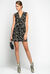Jewel-print tunic dress