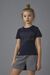 T-shirt in jersey con stampa strass