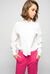 Blouse with sash collar