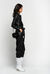 Leather-look jumpsuit