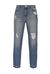 Jeans cigarette-fit in denim vintage
