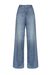 Pantaloni flared in denim comfort