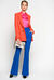 Pantaloni flare in tessuto tecnico