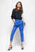 Blusa con fiocco in doppia georgette
