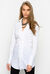 Camicia lunga in popeline stretch