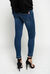 Skinny cropped jeans in stretch denim