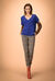 Maglia a V punto pannocchia con cut-out