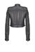 Leather biker jacket
