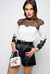 Shorts in tessuto lurex