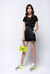 Short sleeve silk satin top