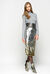 Skirt full of shaded sequins