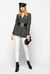 Blazer with herringbone pattern