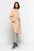Coat with contrasting edging