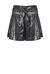 Shorts in georgette laminata