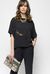 Top con inserto in pizzo