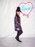 Dress in neon print fleece
