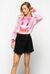 Mountain print pullover
