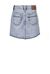 Gonna in denim soft con borchie